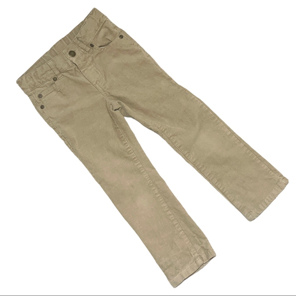 Boys Janie and Jack Khaki Corduroy Pants Sz 5